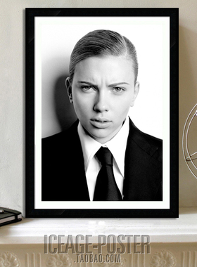 Scarlett Johansson 斯嘉丽约翰逊海报装饰画服装店性感美女挂画