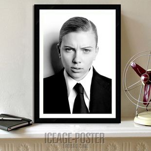 Scarlett Johansson 斯嘉丽约翰逊海报装饰画服装店性感美女挂画