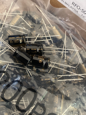 ELNA伊娜音频电容RFO100UF50V