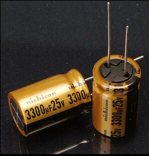 3300UF 25V 日本 尼吉康 发烧电容器25V3300UF 16X25 FW 音频滤波
