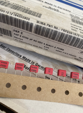 63V 4700PF/472/4700P WIMA威马薄膜FKP2发烧电容器2.5%高精度