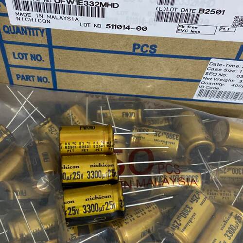3300UF25V尼吉康FW音频电解电容