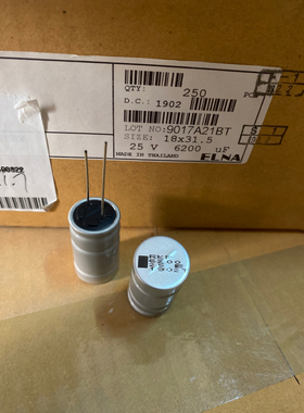 25V6200UF ELNA依娜 RKF耐高温130℃ 电解电容器 18*31.5
