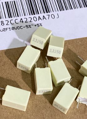 R82CC4220AA70J 2.2J50/50V225/2.2UF 基美KEMET薄膜电容器AV