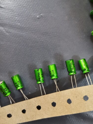 16V33UF 33UF/16V 尼吉康nichicon MUSE ES无极BP 绿电解电容器