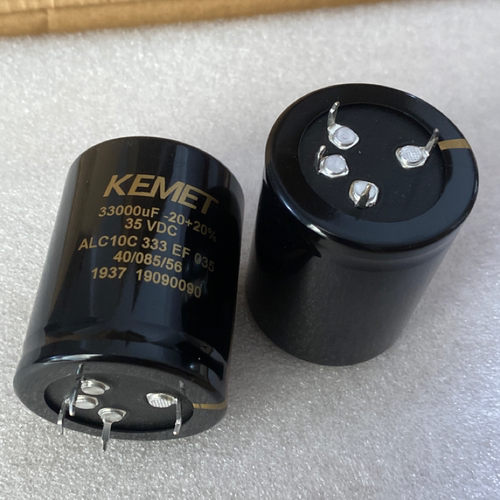 4脚33000UF35V基美KEMET电解电容