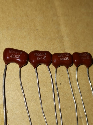 进口三信SOSHIN(SE) 银云母电容器 100V1150PF 代1000PF 102/100V