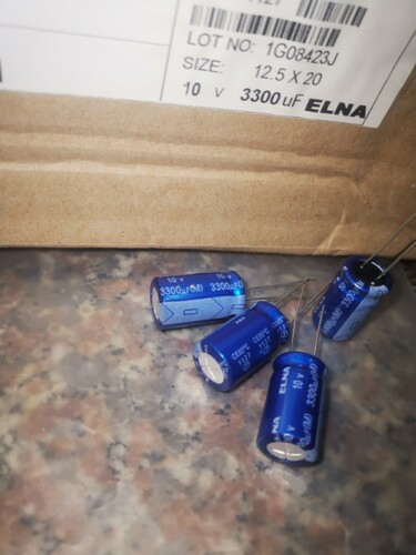 10V3300UF/10V 日本 伊娜 ELNA蓝袍 发烧电解电容器 RE3 12*20