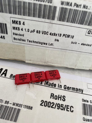 63v1UF/105WIMA威马电容器P10