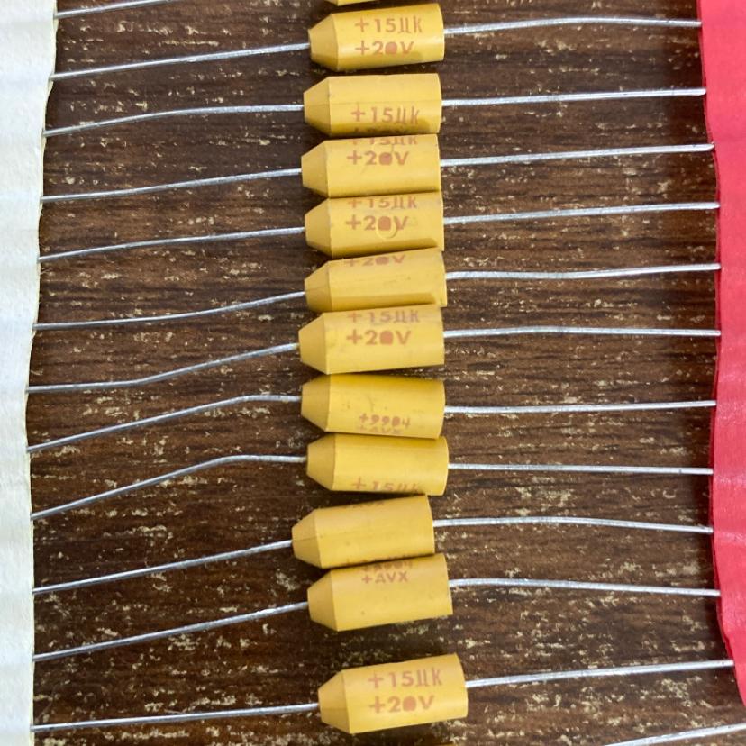 15UF美国AVX轴向钽电容