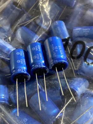 2200UF 16V ELNA伊娜 RE3蓝袍电解电容器 12*20