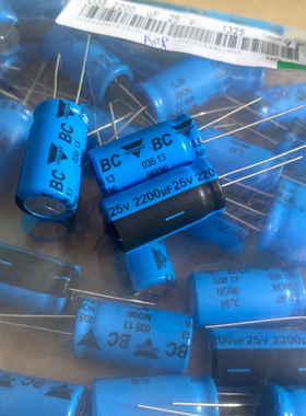 25V2200UF 2200UF25V VISHAY-BC音频滤波电解电容器 GRC 13*25