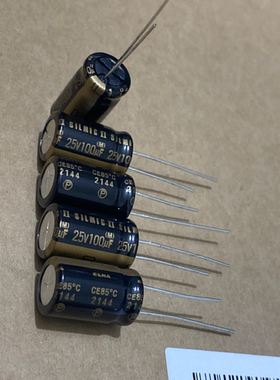 RFS1T101MH4 100UF25V 伊娜ELNA棕神铜脚音频SILMIC电容器 10*16