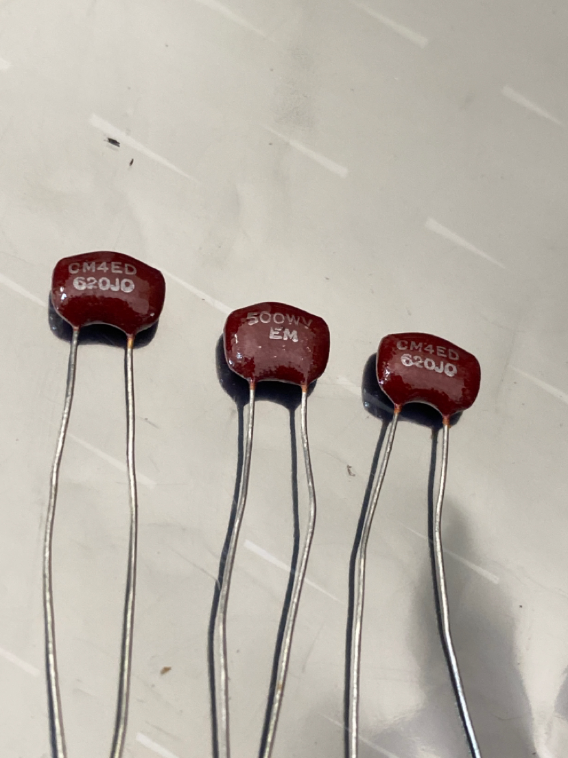 62pf 500v 日本 双信 soshin 银云母 电容器 p3.