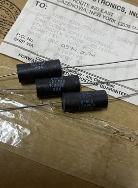 100V 0.22UF/224/220NF 高精度2% 美国STK轴向薄膜电容器 KP80S