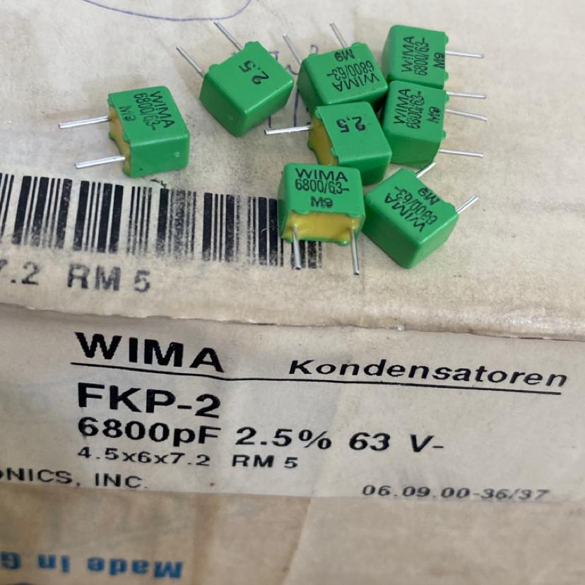 682/6800PF/P绝版绿威马电容WIMA