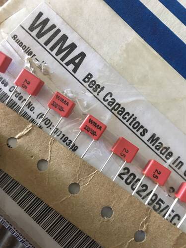 330pF 100V FKP2 威马 WIMA 薄膜 331/n33 63V  发烧电容器
