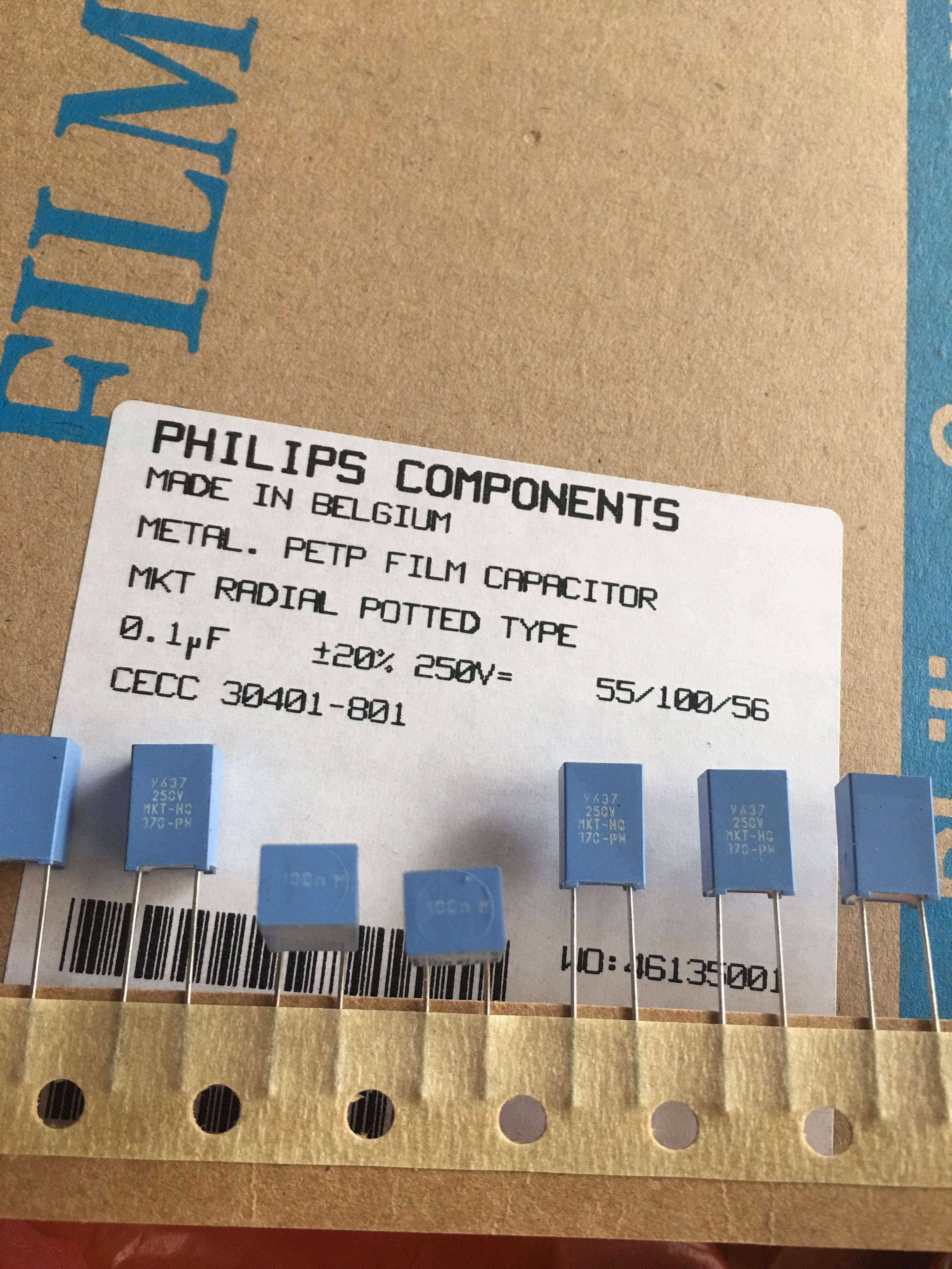 老款VISHAY PH标250V 0.1UF 104 100N MKT370无极薄膜电容器100NF