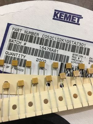 美国KEMET 1000PF 100V C052C102K 多层陶瓷发烧电容器粗铜脚独石