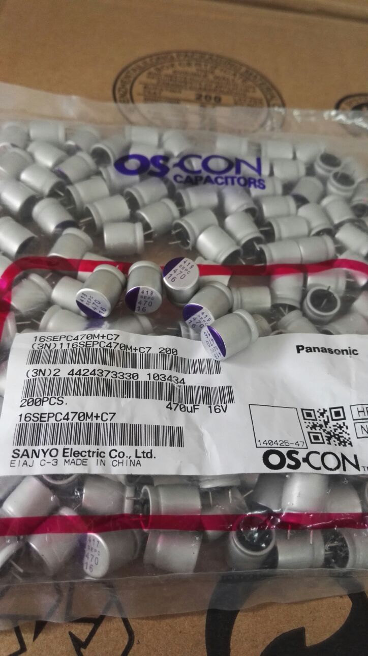 16V470UF SEPC Ф10x13mm三洋原装固态电容器16SEPC470M 470UF16V