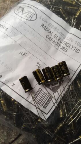 10只=3元25V100UF 100UF 25V英国NOVER诺华 RX金字音频电解电容器