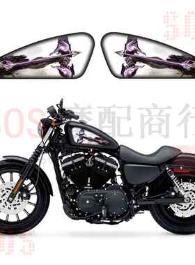 哈雷 运动者 XL 883 1200 硬汉 48 72 弓箭 定制 油箱贴花 拉花