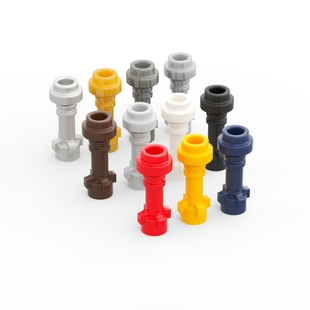 乐高LEGO零件 64567 23306 激光剑柄 白浅灰黑红深棕钛金属珍珠酷