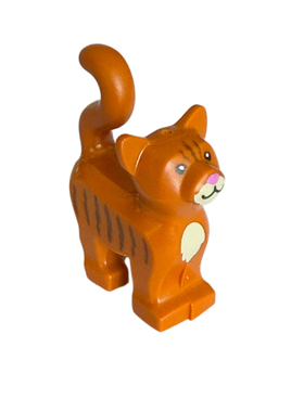 乐高LEGO 动物 深橙色 13786pr0002 6057751 6182674 小猫 猫咪