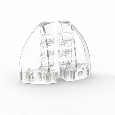 LEGO乐高 透明2438 2442 5x3x2弧形科技面板 6408173 6408174