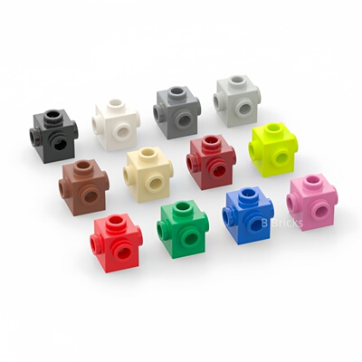 乐高LEGO47331x1四侧带转接