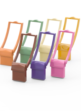 乐高LEGO 棕色 61976 6121728人仔 背包 书包 挎包 紫色