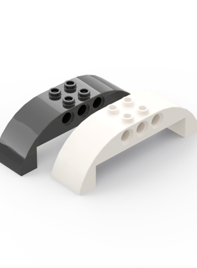 LEGO乐高 11290 2x8x2飞机船舱 拱形砖 黑色654740