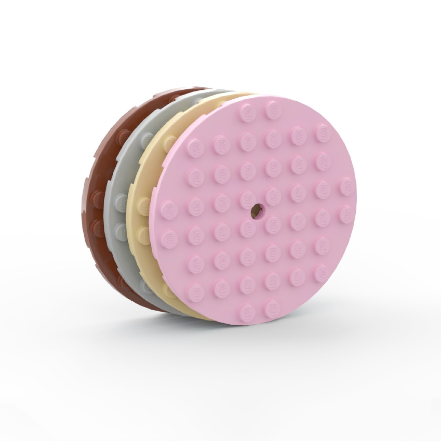 乐高LEGO746118x8圆形板