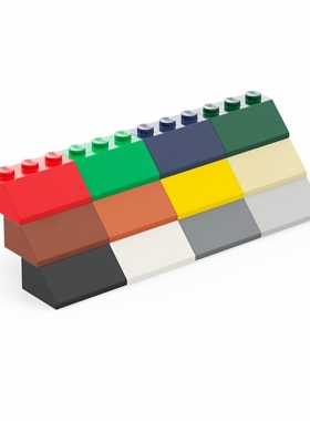 乐高LEGO 3038 2X3/45° 斜面砖 黑色 深灰 浅灰 深蓝