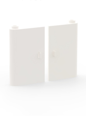 乐高LEGO 零件 白色 58380 58381 1x3x4汽车门 4506668 4506667