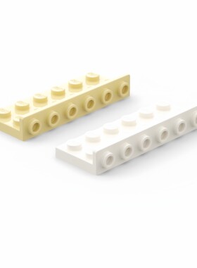 LEGO乐高 64570 2x6 托架壁板 支架 白6288331 米6288331