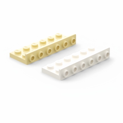 LEGO乐高 64570 2x6 托架壁板 支架 白6288331 米6288331