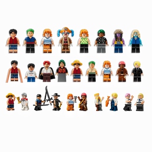 乐高 海贼王人仔75636 75637 75638 75639 75640路飞巴基通缉令
