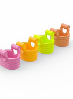 乐高LEGO  93092 18658 6096094 人仔 女孩朋友 篮子 浅绿 深粉