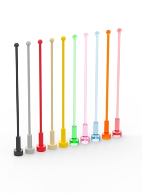 LEGO乐高 2569 25699 1x1x8 天线 黑色6265148