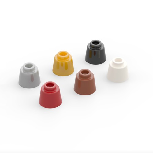 乐高2917585975花盆灯罩圆锥砖