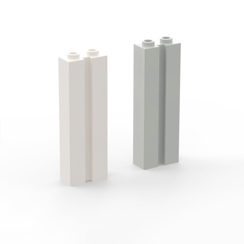 乐高LEGO883931x2x5带槽砖
