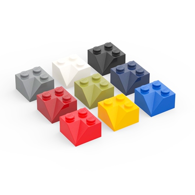乐高LEGO3046a2x2内切角斜面砖