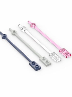 乐高LEGO 42445 49546 99784 1x12 带1x2板条状件 浅灰 透明