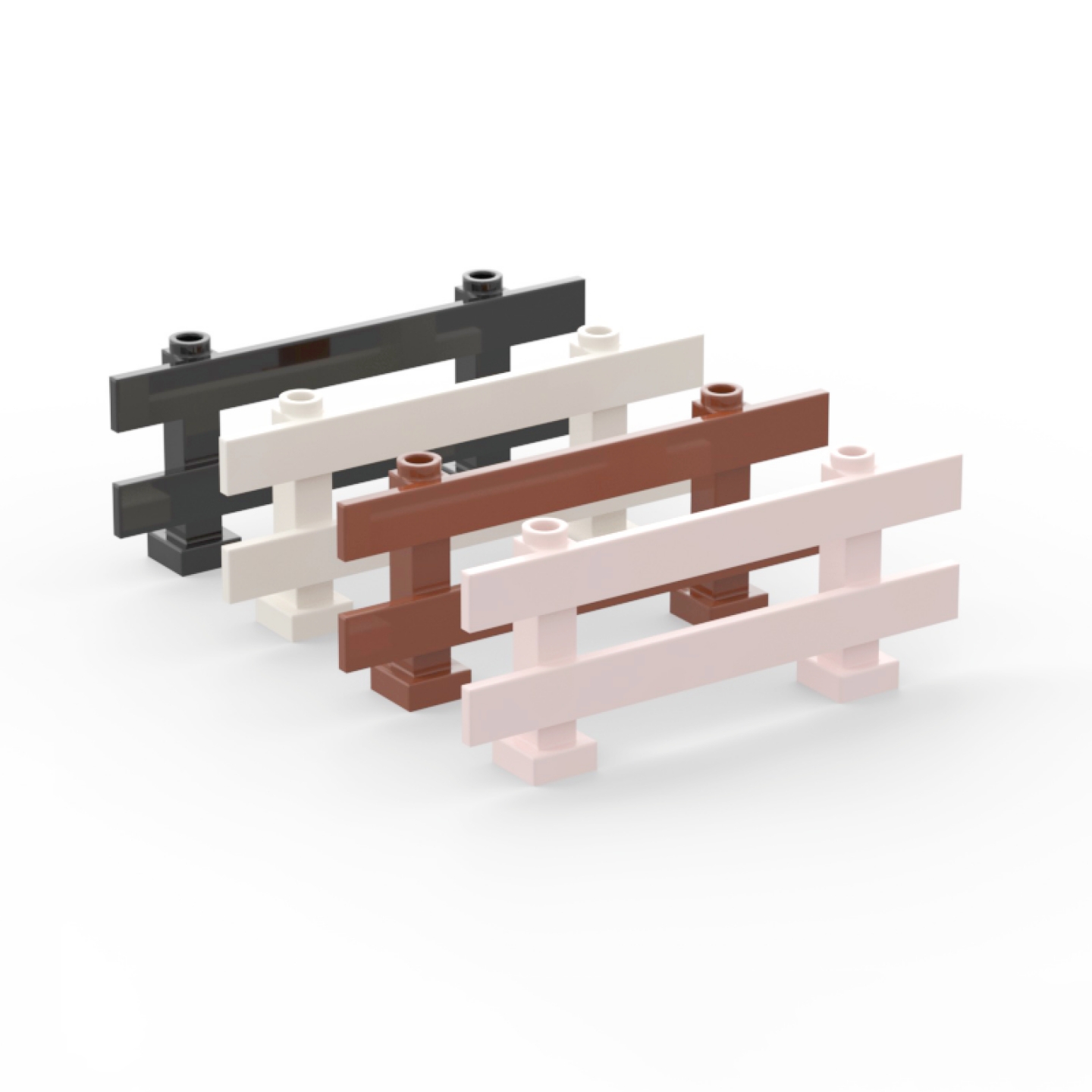 白色乐高LEGO6079栅栏围护栏