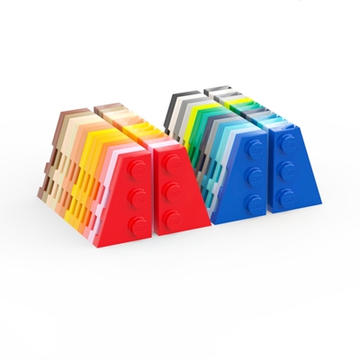 乐高LEGO43723437223x2楔形板