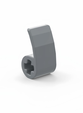 LEGO乐高 深灰色89679 2x1 科技面板 拨片挡板 轴连接件