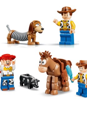 LEGO乐高 玩具总动员 43301 43304 人仔 胡迪 翠西 马 猪 弹簧狗