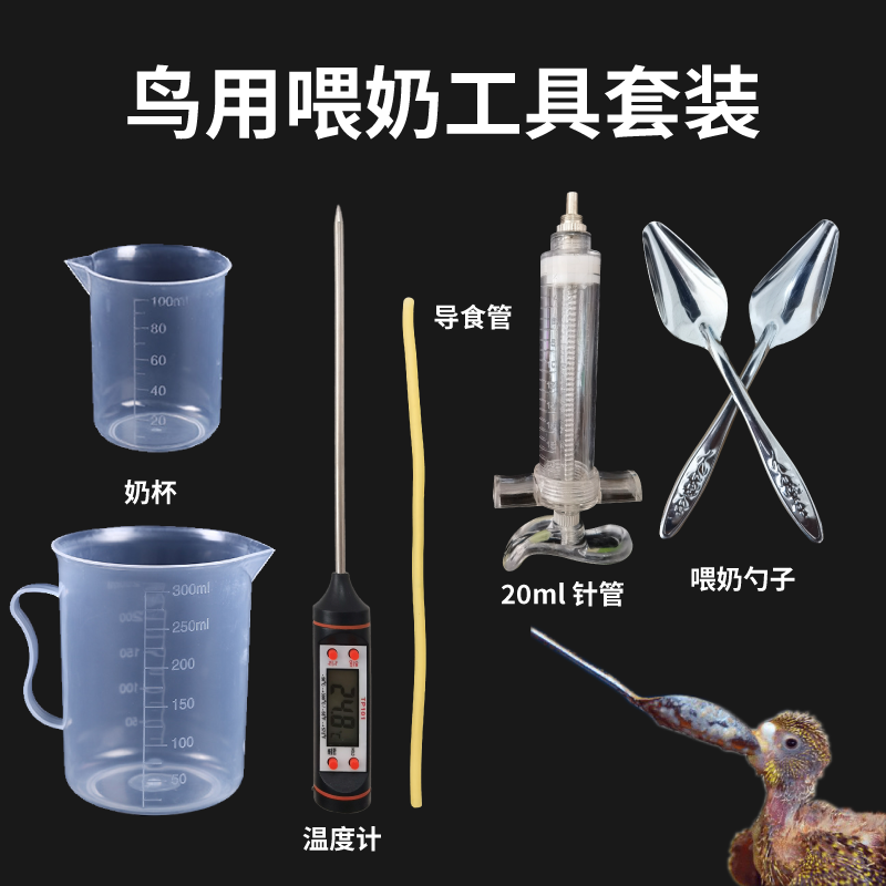 鸟用喂奶工具套餐鹦鹉奶粉喂食勺子幼鸟喂养奶杯温度计雏鸟用品管,宠物/宠物食品及用品,鸟禽喂食器/喂水器,淘宝优惠券,粉丝福利购,淘宝优惠卷