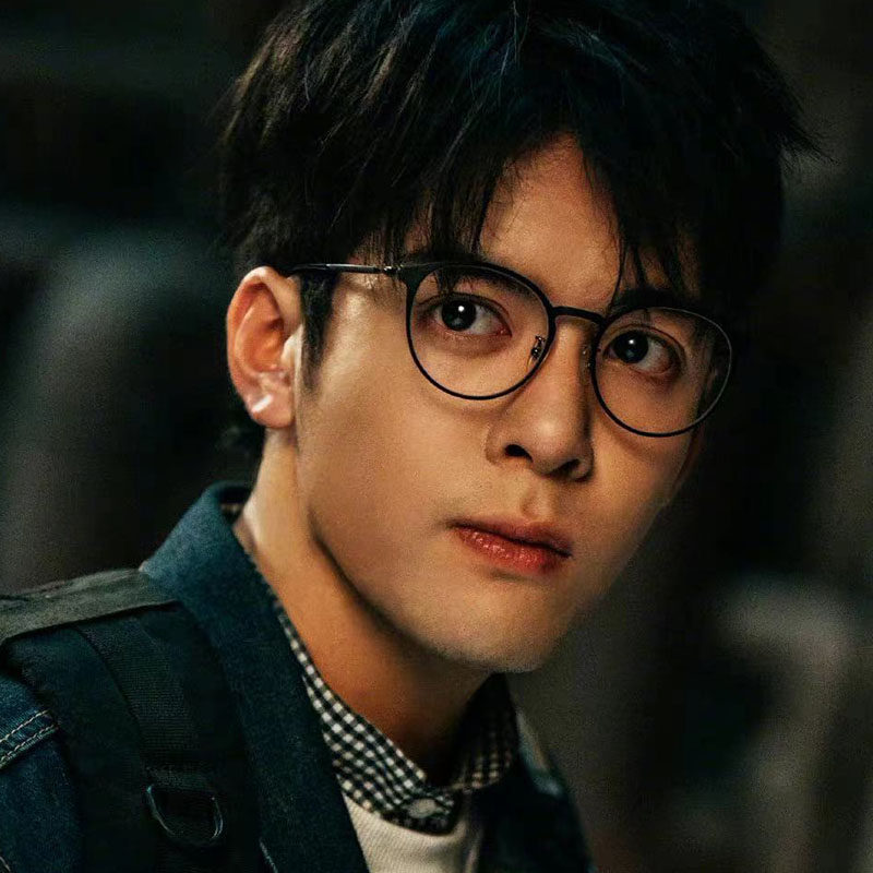 终极笔记曾舜晞吴邪同款文艺复古平光镜金属框防蓝光抗辐射素颜镜